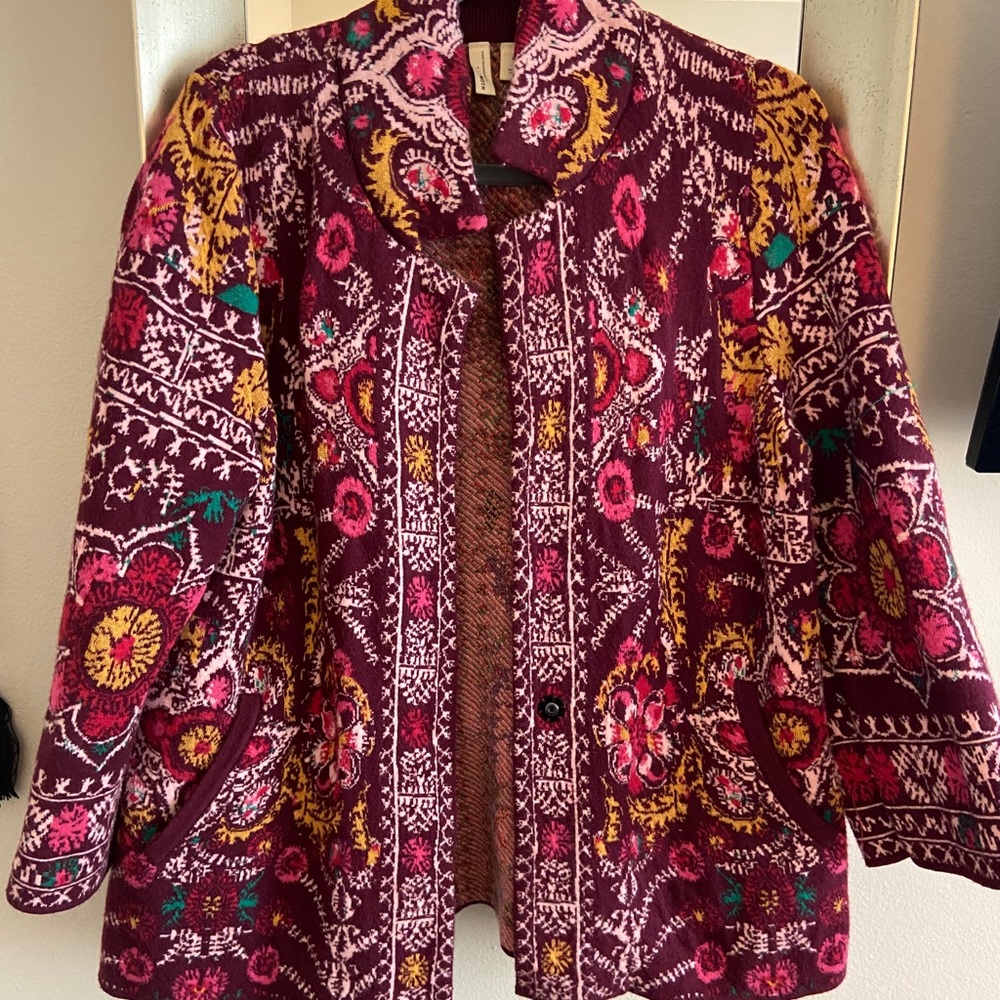 Beautiful sweater jacket from Anthropology